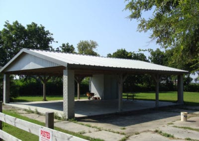 Picnic Pavilion at Hutchison & Associates in Baytown, TX.