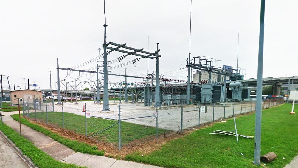 electrical substation, Hutchison & Associates, Baytown TX 